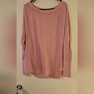 EUC! We The Free Pink Long Sleeve Top - Medium